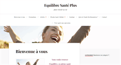 Desktop Screenshot of equilibre-sante-plus.com
